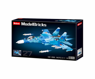 Sluban Model Bricks M38-B0985 Stíhací letoun Su-27 2v1