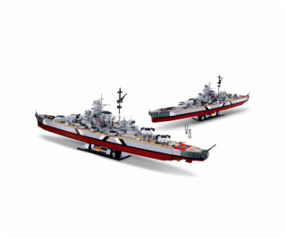 Sluban ModelBricks M38-B1102 Bitevní loď Bismarck 2v1