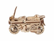 Ugears 3D dřevěné mechanické puzzle Skládací skútr