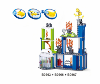 Sluban Hasiči M38-B0967 Velký požární vůz s dělem a pojíz...