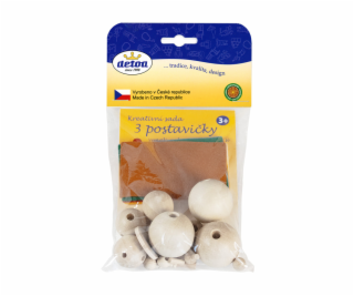 Detoa Kreativní sada - 3 postavičky