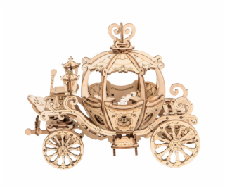 RoboTime dřevěné 3D puzzle Pohádkový kočár