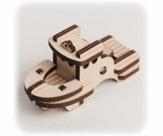 CuteWood Dřevěné 3D puzzle Loď