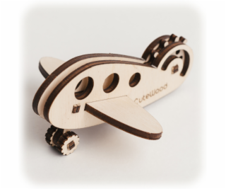 CuteWood Dřevěné 3D puzzle Letoun