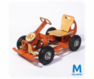 GOCar šlapací auto střední, oranžové