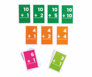 Bigjigs Toys Kartičky dělení 1-10