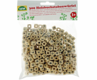 Lena Dřevěná písmenka abeceda 300 ks