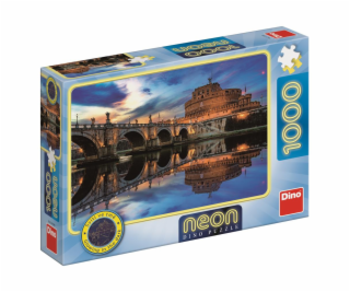 Dino Puzzle neonové Andělský hrad 1000 dílků