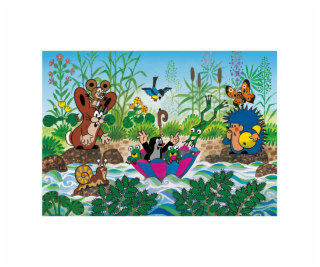 Dino Puzzle Krtečkova plavba 100 dílků