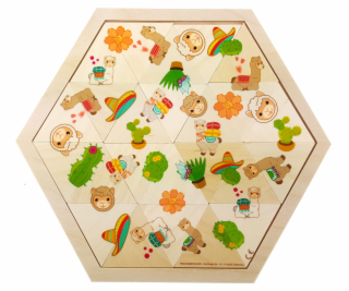 Hess Puzzle mozaika Lama 24 dílků
