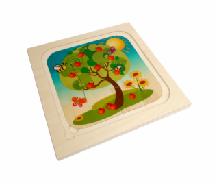 Hess Dřevěné puzzle roční období