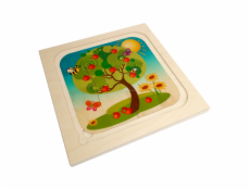Hess Dřevěné puzzle roční období