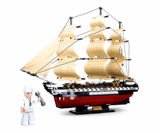 Sluban Model Bricks M38-B0836 Fregata USS Constitution pl...