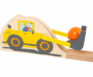 small foot Kuličková dráha stavební stroje 10 dílů