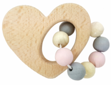 Hess Chrastítko srdce růžové