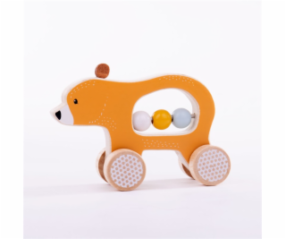 Bigjigs Toys Medvídek na kolečkách