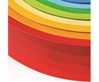 Bigjigs Baby Dřevěná skládací duha velká