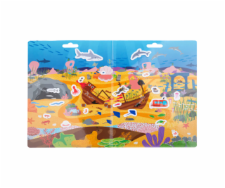 Bigjigs Toys Znovu použitelné samolepky dobrodružství v moři