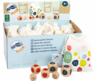 small foot Displej Edukativní kostky počítání 12 ks
