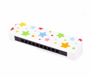 Bigjigs Toys Dřevěná harmonika hvězdičky 1 ks