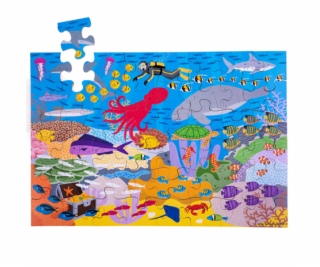 Bigjigs Toys Podlahové puzzle Podmořský svět 48 dílků