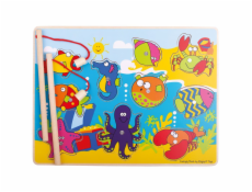 Bigjigs Toys Dřevěný mořský rybolov