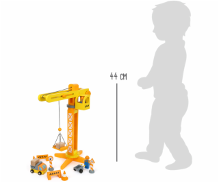 small foot Dřevěný jeřáb s příslušenstvím