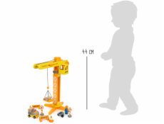 small foot Dřevěný jeřáb s příslušenstvím