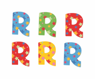 Bigjigs Toys Hvězdičkové písmenko R