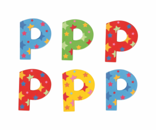 Bigjigs Toys Hvězdičkové písmenko P
