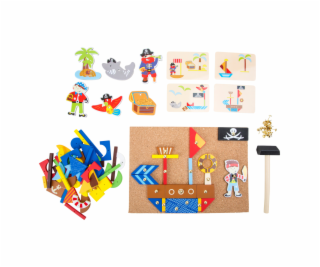 small foot Dřevěná kreativní hra piráti