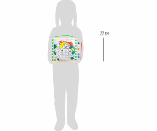 small foot Dřevěný barevný obrázek farma se zvířátky