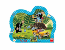 Dino Puzzle Krtek se žlutým autem