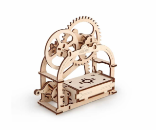 Ugears 3D dřevěné mechanické puzzle Box na vizitky