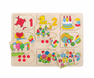 Bigjigs Toys Obrázkové počítací puzzle