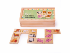 Bigjigs Toys Dřevěné domino farma