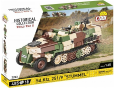 COBI 2283 Historická sbírka WWII Německý obrněný transportér Sd.Kfz. 251/9 Stummel 485 cihly
