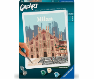 Ravensburger CreArt - Barevné Miláno, malba