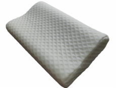 Polštář Okko Anatomic Wave, bílý, 30 cm x 47 cm