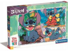 Puzzle 104 maxi Disney Stitch