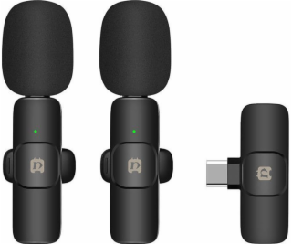 Bezdrôtový mikrofón Puluz PU3151B Lavalier typ C