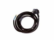 Kabel se zástrčkou OKKO, 5 m, černý