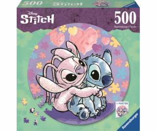 Kruh barev kulaté puzzle Stitch