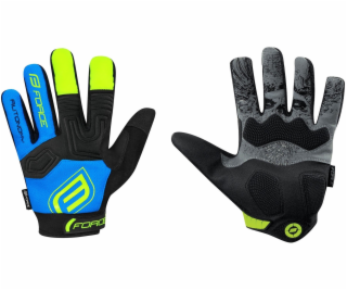 FORCE KID MTB AUTONOMY dětské rukavice, černo-modré vel.M