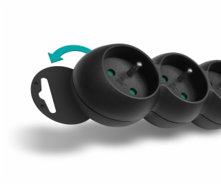 Connect IT prodlužovací kabel 230 V, 3 zásuvky, 1,5m, bez...