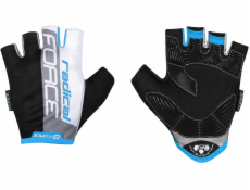 FORCE RADICAL, letní rukavice černo-bílo-modré vel.L
