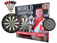 HARROWS T2 Family Dart Game - sada terč a 6 ks šipek