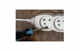 Prodlužovací kabel 7 m / 5 zásuvek / bílý / PVC / 1,5 mm2