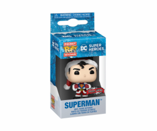 Funko POP Keychain: DC Holiday- Superman 