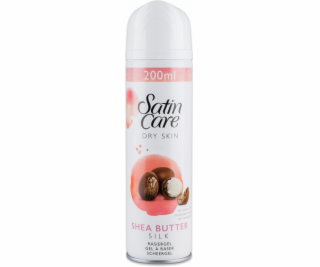 Gillette Satin Care Shea Butter Silk Gel na holení, 200 ml